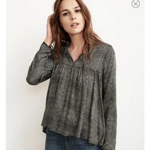 Anthropologie Velvet Graham & Spencer Top Medium